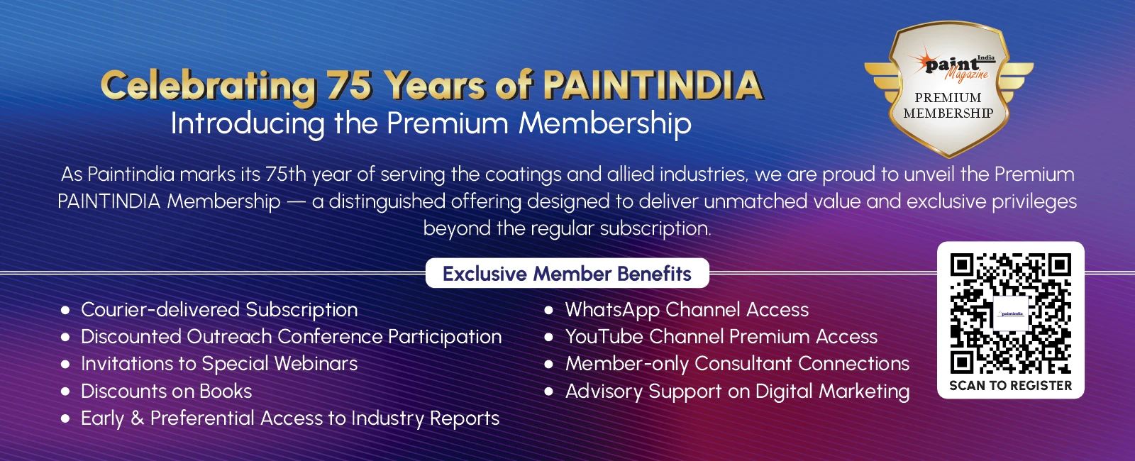 Paintindia Premium Membership