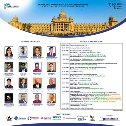 PaintIndia Outreach Bangalore Agenda PaintIndia Outreach Bangalore Agenda